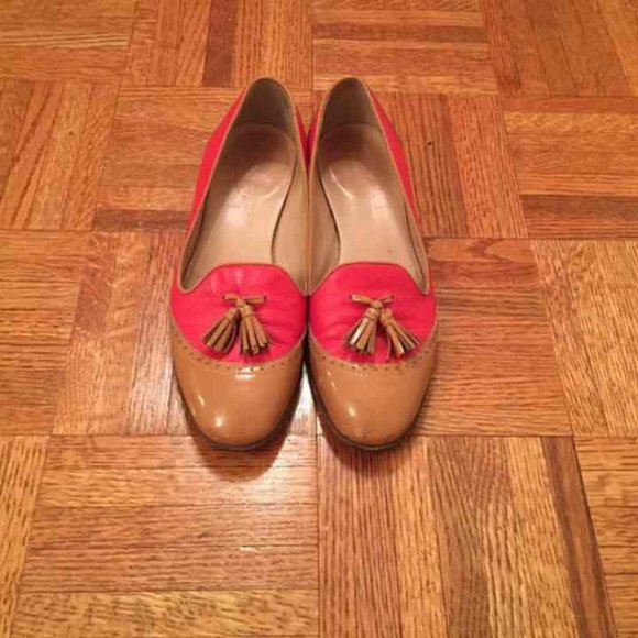 J. Crew Shoes - J.Crew Tassel Brogue Loafer Patent Leather 6.5